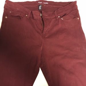 Gap Burgundy Jean  Leggings